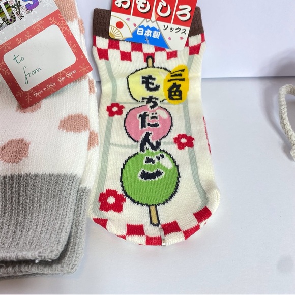 6 for$20❤️Cute Polka Dot MukLuks socks.Dango Socks Set - Picture 3 of 5